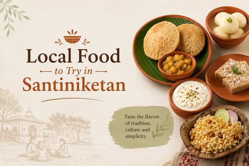 Local Food to Try in Santiniketan